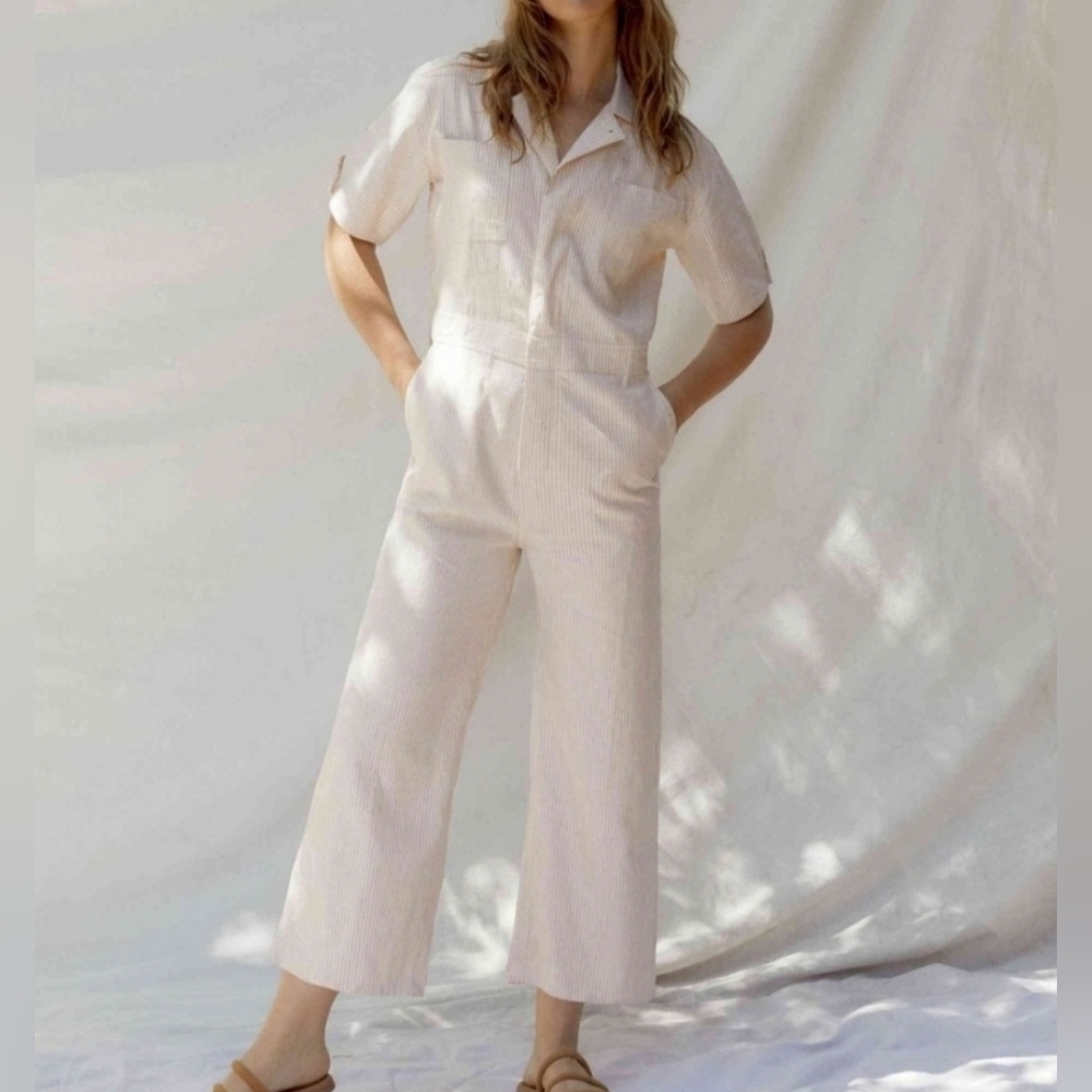 Christy Dawn Cream Jumpsuit